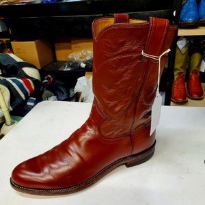 Men's Justin Ropers / 10D Legendary Cognac / Full Leather